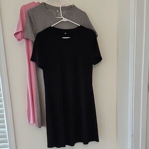 Amazon Essentials Women's Midi Dresses - Black, Gray, Pink